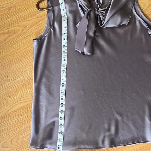 Nine West Sleeveless Blouse Sz S Platinum - Picture 9 of 9